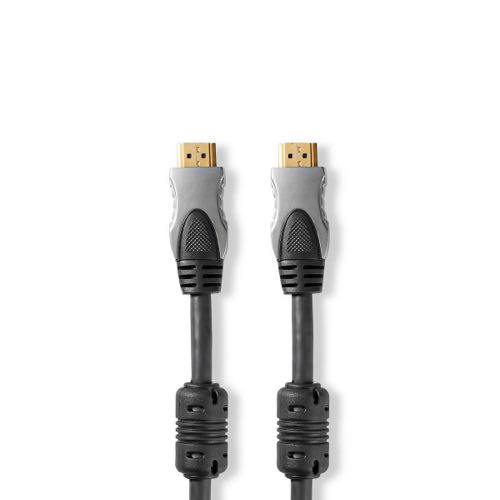 Se Nedis - 2.0 HDR High Speed HDMI (Han-Han) (Sort) - 4K@60Hz - 5,0 m hos AV-ZHOP.dk