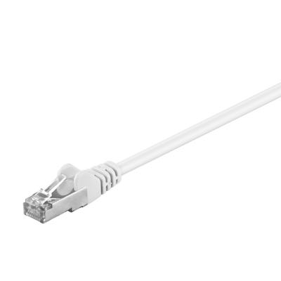 Goobay - Cat 5e SF/UTP Netværkskabel (max. 1 GB/s) (Han-Han) (Hvid) - 5,0 m