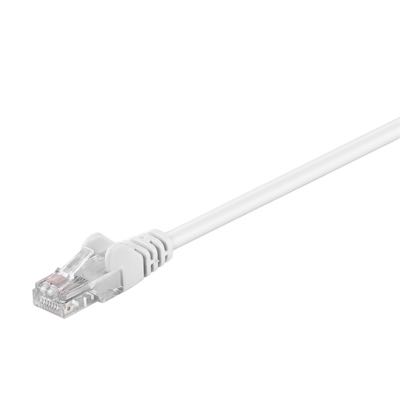 Goobay - Cat 5e U/UTP Netværkskabel (max. 1 GB/s) (Han-Han) (Hvid) - 5,0 m