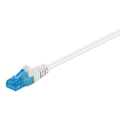 Goobay - Cat 6a U/UTP Netværkskabel (max. 10 GB/s) (Han-Han) (Hvid) - 0,5 m