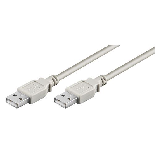 Goobay - USB 2.0 High Speed kabel (USB-A / USB-A) (Han-Han) (Grå) - 3,0 m