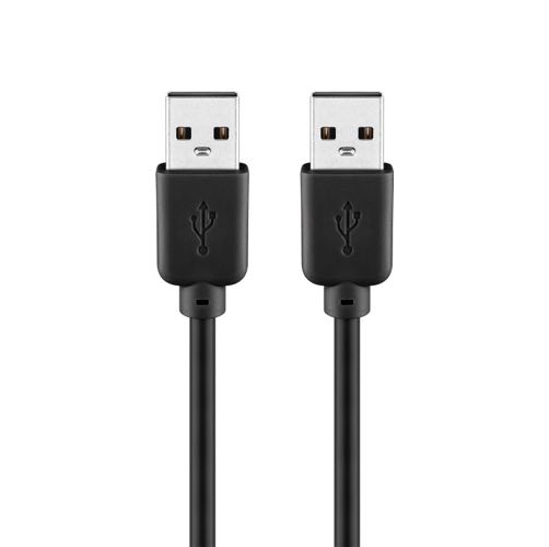 Goobay - USB 2.0 High Speed kabel (USB-A / USB-A) (Han-Han) (Sort) - 1,8 m