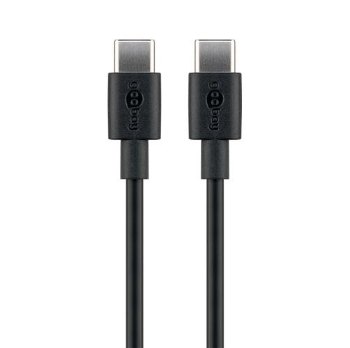 Goobay - USB-C 2.0 (Gen.1) kabel (USB-C / USB-C) (Han-Han) (Sort) - 2,0 m