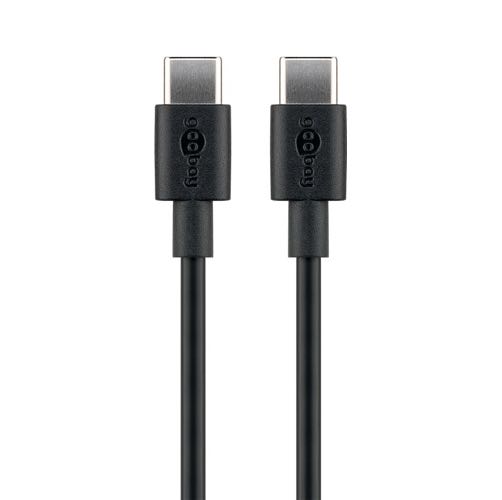 Billede af Goobay - USB-C 2.0 (Gen.1) kabel (USB-C / USB-C) (Han-Han) (Sort) - 0,5 m