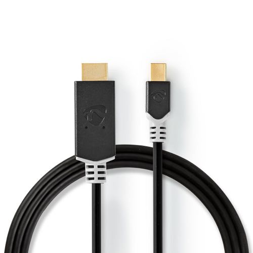 Billede af Nedis - Mini DisplayPort (han) 1.4 til HDMI (Anthracite) - 8K@60Hz - 2,0 m