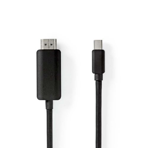 Nedis - Mini DisplayPort (han) 1.4 til HDMI (Sort) - 8K@60Hz - 2,0 m