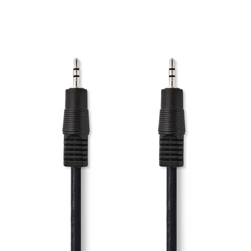 Nedis - Minijack Stereo Audio kabel (2,5mm) (Han-Han) (Sort) - 1,0 m