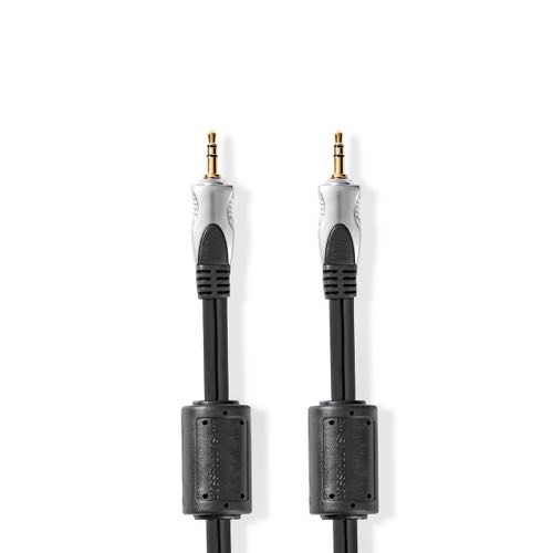 Billede af Nedis - Minijack Stereo Audio kabel (Ferrite) (3,5mm) (Han-Han) (Anthracite) - 5,0 m