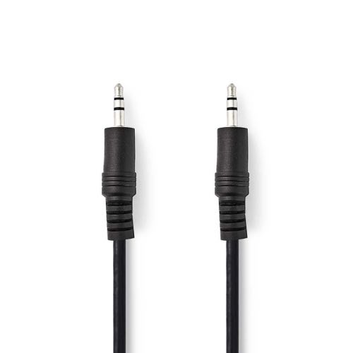 Nedis - Minijack Stereo Audio kabel (3,5mm) (Han-Han) (Sort) - 2,0 m