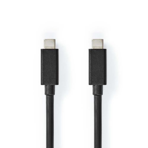 Se Nedis - USB-C 3.2 (Gen 2x2) (5A/100W) (USB-C / USB-C) (Han-Han) (Sort) - 2,0 m hos AV-ZHOP.dk