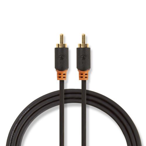 Billede af Nedis - Coaxial digital/audio (1xRCA) (Han-Han) (Anthracite) - 2,0 m