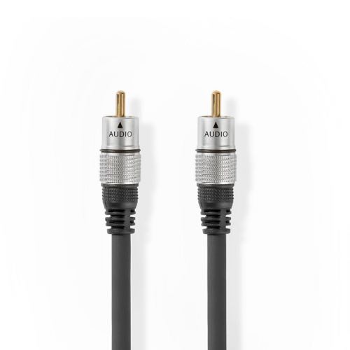 Se Nedis - High Quality Coaxial digital/audio (1xRCA) (Han-Han) (Anthracite) - 5,0 m hos AV-ZHOP.dk