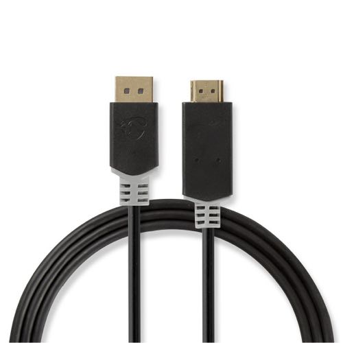 Billede af Nedis - DisplayPort 1.2 til HDMI 2.0 (Han-Han) (Anthracite) - 4K@60Hz - 2,0 m