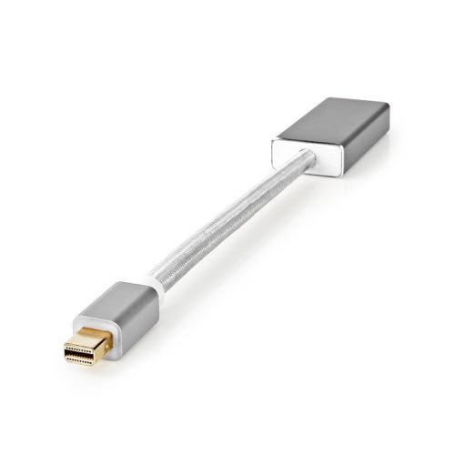Billede af Nedis - Mini DisplayPort 1.2 til DisplayPort Adapter (Han-Udgang) (Sølv) - 4K@60Hz - 0,2 m