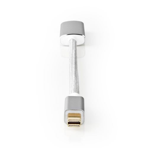 frokost Tilsvarende Afskrække Mini DisplayPort 1.2 til HDMI adapter (Sølv) - 4K@60Hz - 0,2 m - Nedis