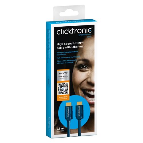 Cable Premium euroconector AV mono estándar Clicktronic