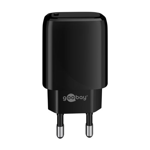 Se Goobay - USB-C PD Hurtig lader (3A/20W) (Han-Han) (Sort) - 0,1 m hos AV-ZHOP.dk