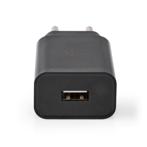 Nedis - USB-A lader 2.4A (12W) (Han-Han) (Sort) - 0,1 m