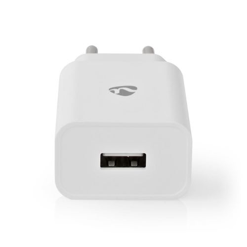 Nedis - USB-A lader 2.4A (12W) (Han-Han) (Hvid) - 0,1 m