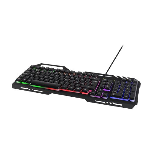 Deltaco - Kablet Gaming tastatur m/RGB belysning (Membran) - nordisk layout (Sort)