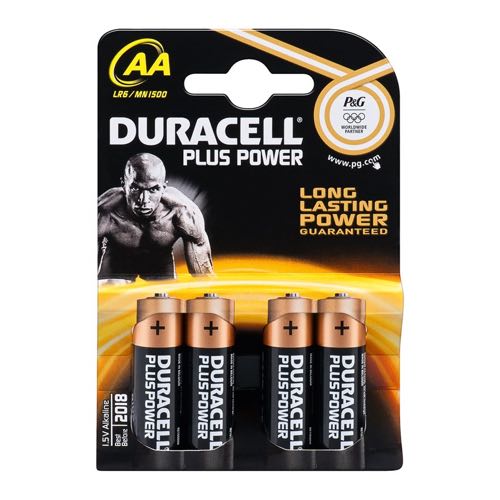 Billede af Duracell - AA - 4 stk - Alkaline Plus Power (1.5V)