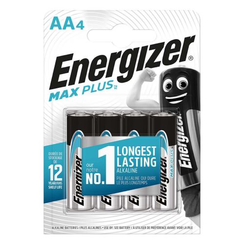 Billede af Energizer - AA - 4 stk - Alkaline Max Plus (1.5V)