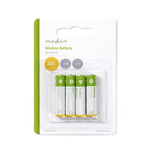 Billede af Nedis - AAA - 4 stk - Alkaline (1.5V)