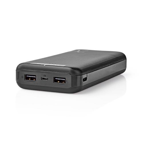 Billede af Nedis - Powerbank (2xUSB A / 1xUSB-C) - 20000 mAh - 3A/15.5W (Sort)