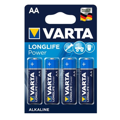 Billede af Varta - AA - 4 stk - Alkaline Longlife Power (1.5V)