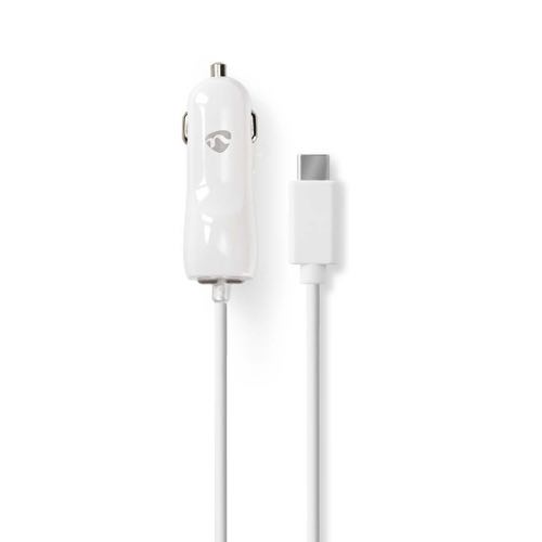 Billede af Nedis - Billader med kabel (1xUSB-C) (3.0A/15W) (Hvid) - 1,0 m