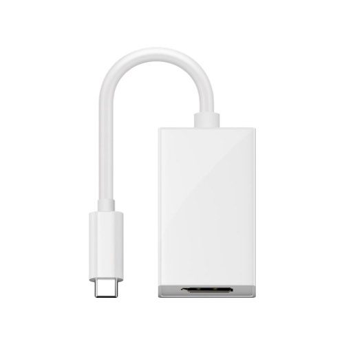 Goobay - USB-C til DisplayPort adapter (han/hun) (4K@60Hz) (hvid) - 0,2 m