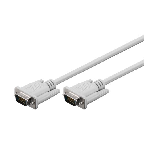 VGA kabel (Han-Han) (Hvid) - 1920x1080p - 3,0 m - Goobay