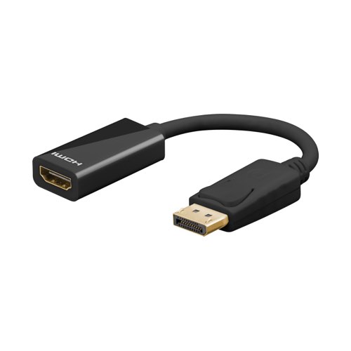 HDMI adapter (han/hun) (8K@30Hz) - 0,10 m - Goobay