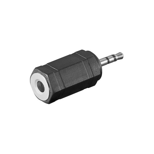 Billede af Minijack 2.5mm til 3.5mm adapter (han/hun) (Sort) - Goobay