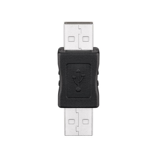 Se USB-A til USB-A adapter (han/han) (Sort) - 0,1 m - Goobay hos AV-ZHOP.dk