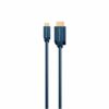 USB-C til HDMI adapter kabel (4K@60Hz)  (Blå) - 1,0 m - Clicktronic - Image 2