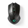 Trådløs / ledning - Gaming mus - optisk - 8 knapper (Sort) (10000 dpi) - Nedis