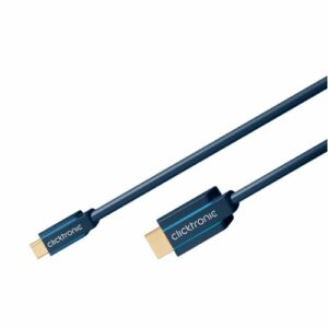 USB-C til HDMI adapter kabel (4K@60Hz)  (Blå) - 1,0 m - Clicktronic