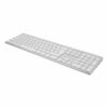 Bluetooth tastatur i aluminium - nordisk layout (Silver)  - Deltaco