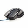 Gaming mus - optisk - 8 knapper m/ledning (Sort) (4000 dpi) - Nedis - Image 3