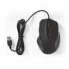 Optisk mus med ledning, 6 knapper med scroll (Sort) (3200 dpi) - Nedis - Image 3