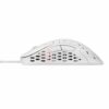Deltaco - Ultra-Light Optisk gaming mus med ledning, 6 knapper med scroll - (RGB LED-lys) (Hvid) (6400 dpi) - Image 3