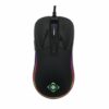 Deltaco - Optisk gaming mus med ledning, 5 knapper med scroll - (RGB LED-lys) (Sort) (5000 dpi) - Image 4