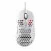 Deltaco - Ultra-Light Optisk gaming mus med ledning, 6 knapper med scroll - (RGB LED-lys) (Hvid) (6400 dpi) - Image 4