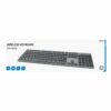 Trådløst tastatur i aluminium - nordisk layout (Grå)  - Deltaco - Image 4