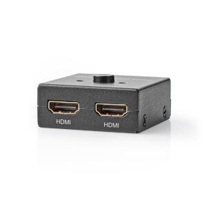 HDMI Splitter (2x HDMI Indg. / 2x HDMI Udg.) (4K@60Hz) (Sort) - Nedis
