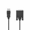 DisplayPort 1.2 til  DVI-D (24+1)  (Han-Han) (Sort) - 2,0 m