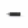 Mono RCA/phone til 6.35mm jack adapter  - han/hun (Sort) - Nedis - Image 3