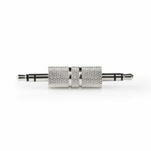 Minijack 3.5mm headphone adapter (han/han) (Metal) - Nedis