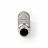 Minijack 3.5mm til 6.35mm headphone adapter (han/hun) (Guld) - Nedis - Image 3